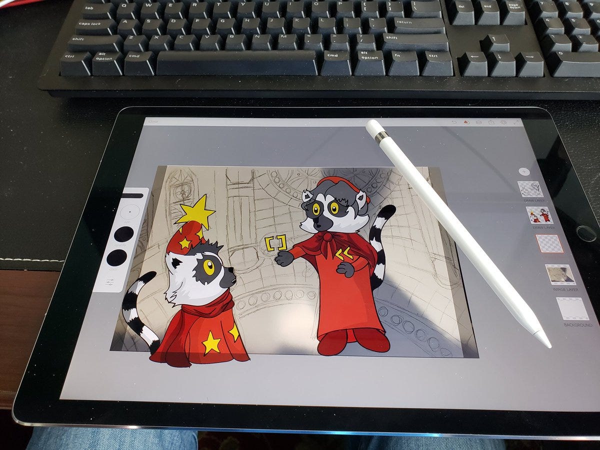 Experimenting with iPad tracing and digitizing hand-drawn sketches