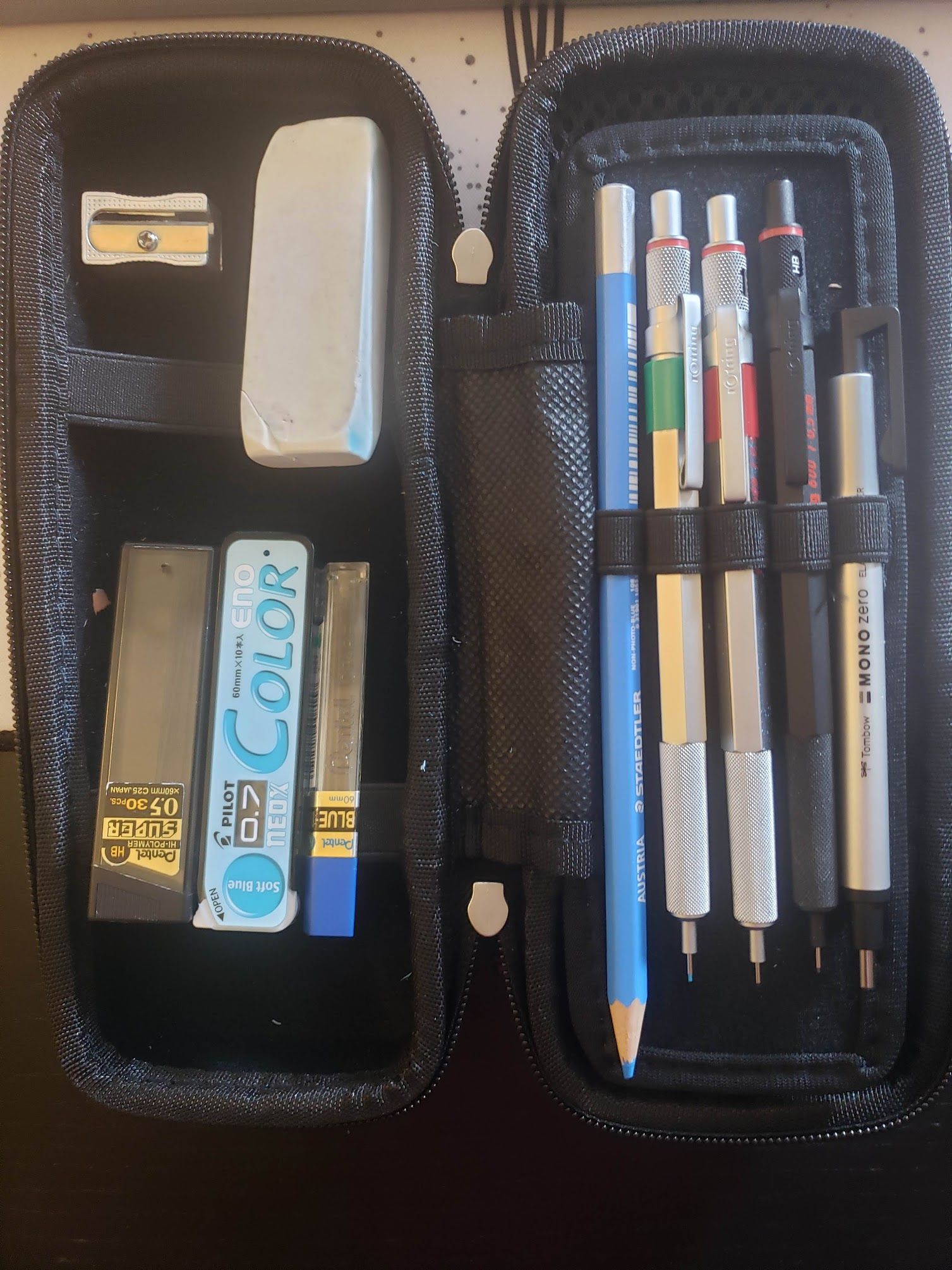 Pencils and other instruments I use to draw