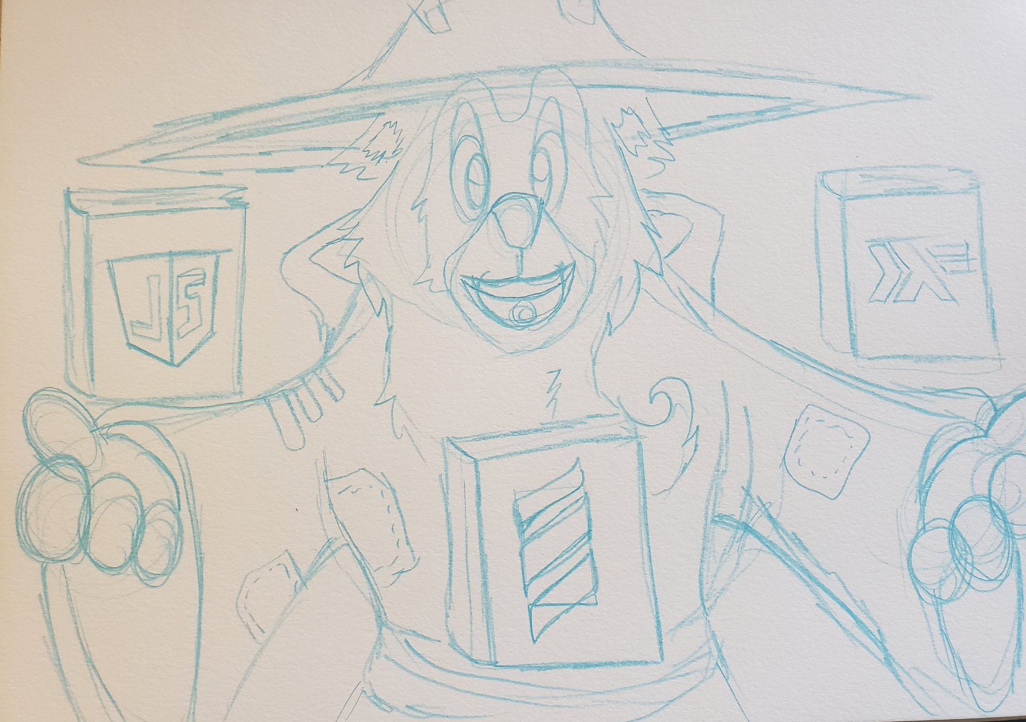 Original sketch of Crimson