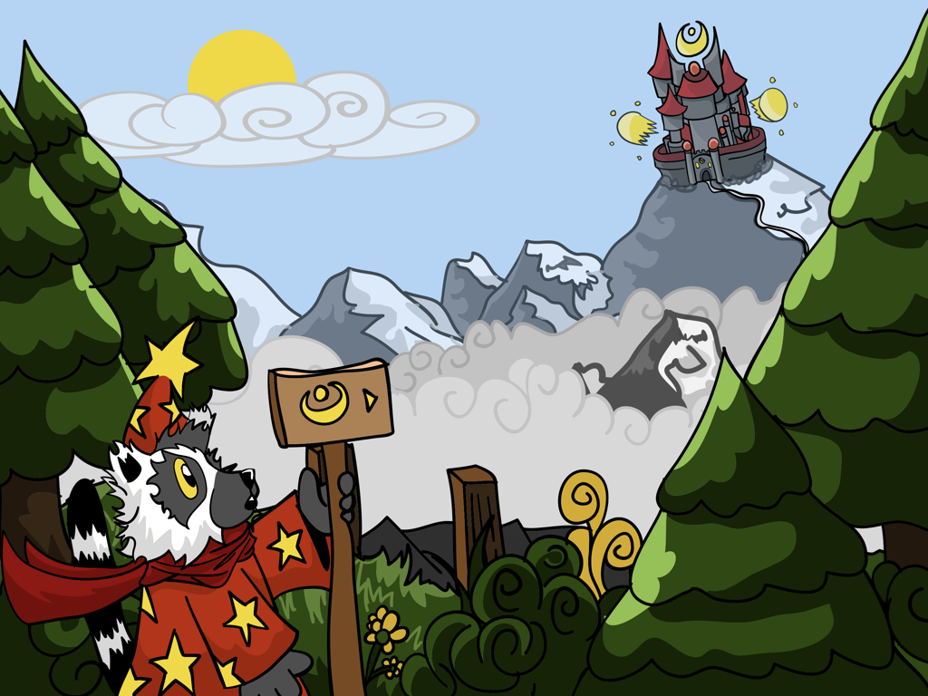 Red journeying to see his master