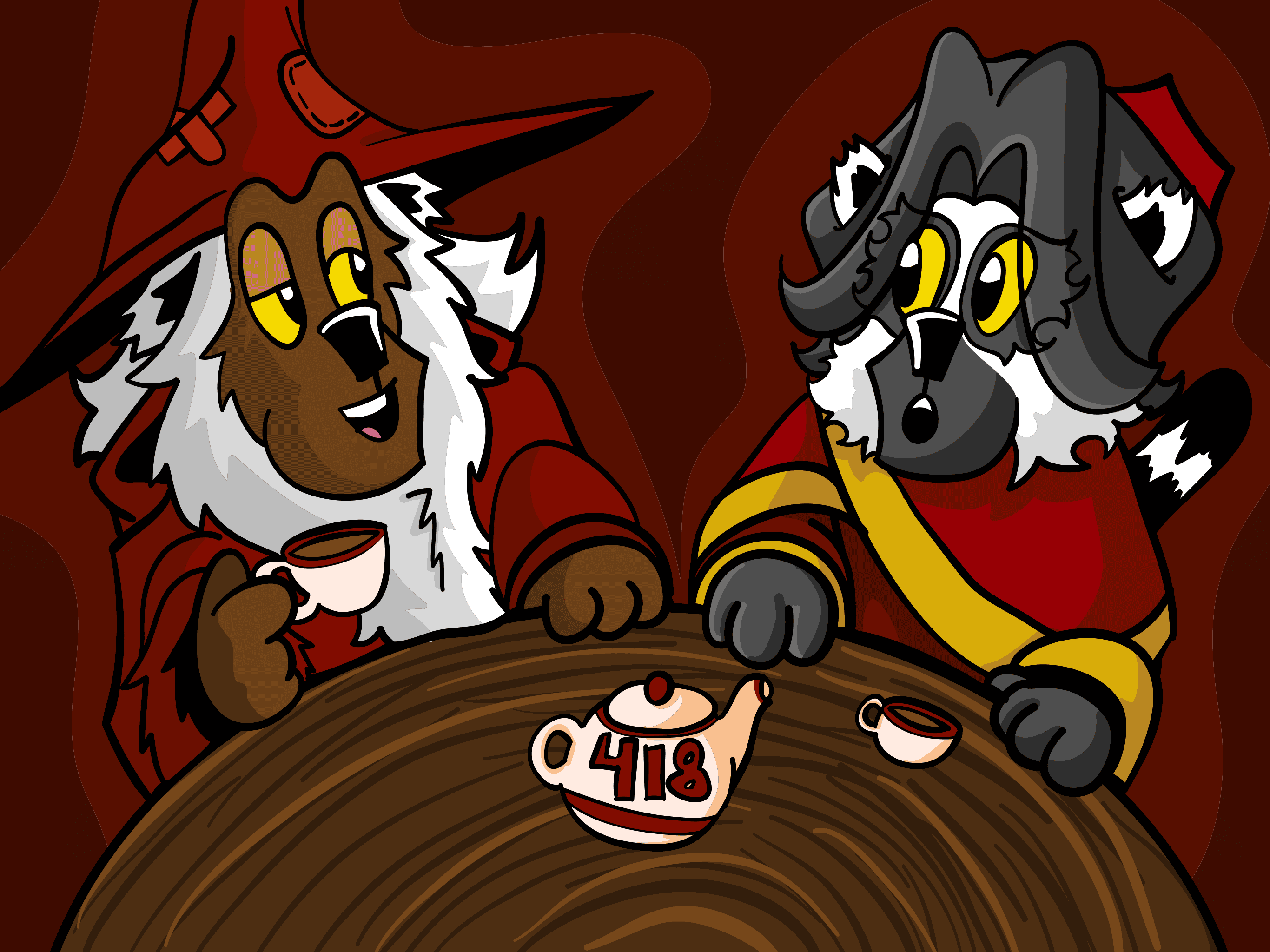Crimson questioning Scarlet