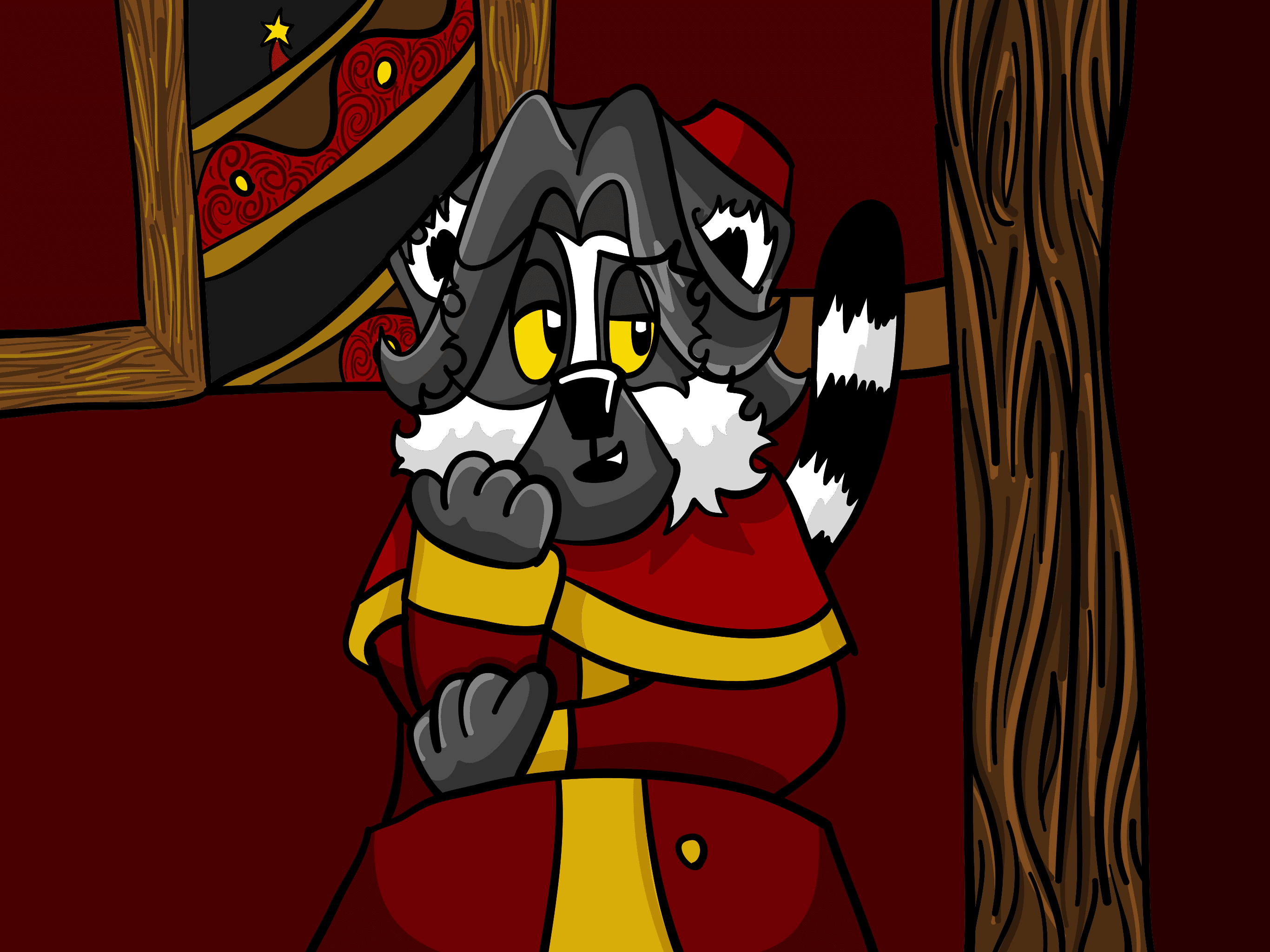 Scarlet taunting Crimson